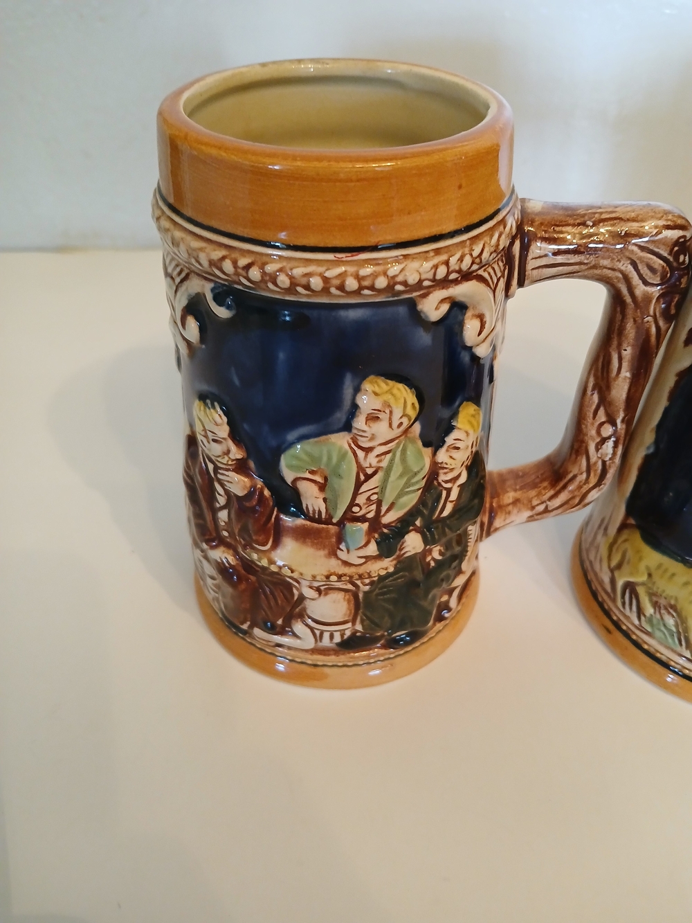 Vintage Set of 3 Ceramic Beer Steins / Mugs – Made in Japan - Picture 3 of 15